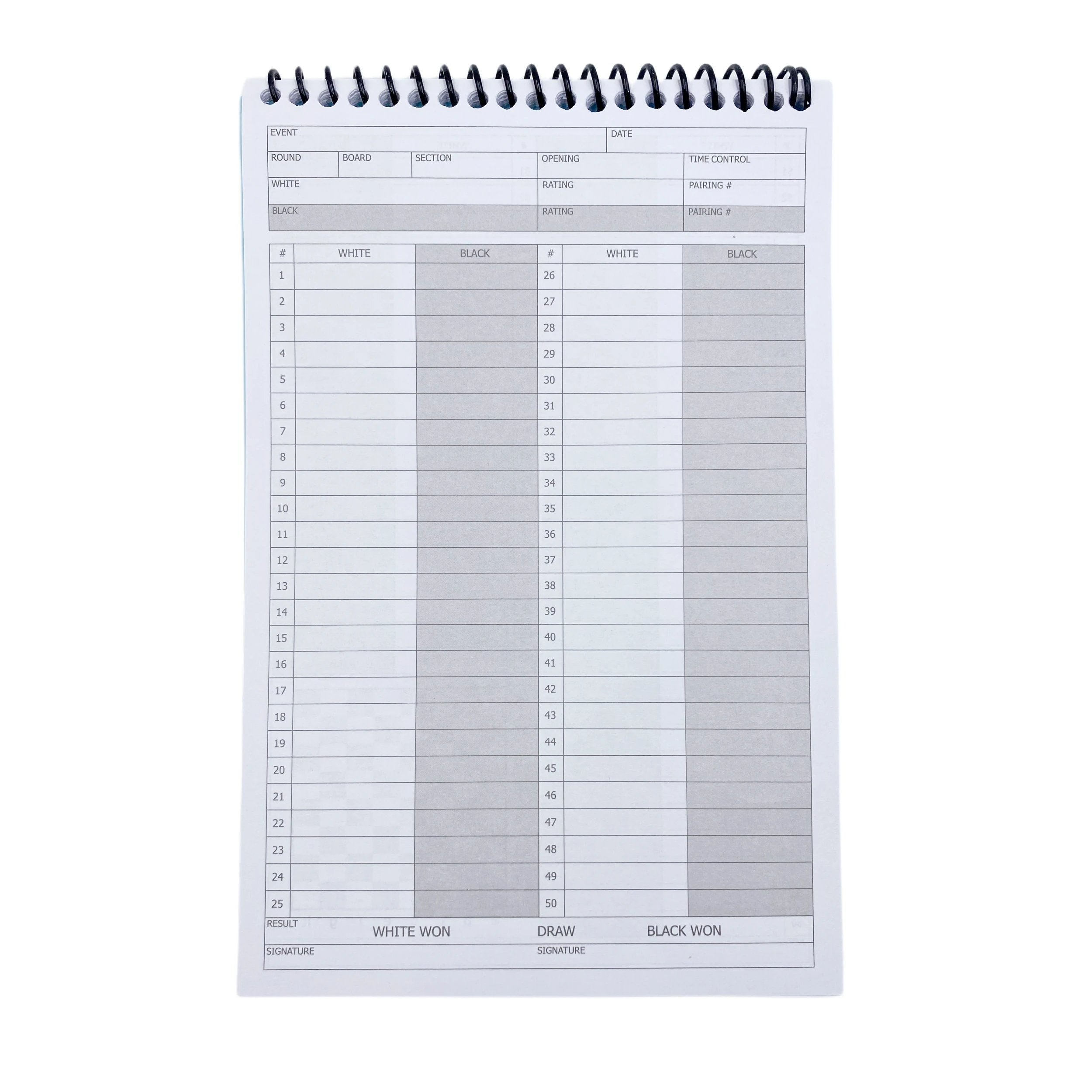 Chess Scorebook-Gift for chess players-Chess Game Records, Moves Log, Strategy Journal, Game Analysis Tool