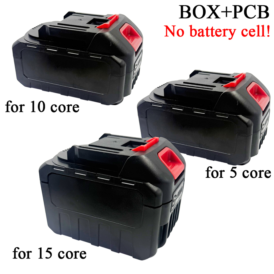 5Core 10Core 15Core 18650 Li-ion Battery Case Box PCB BMS Protection Circuit Board No Original for Makita Lomvum Zhipu Hongsong