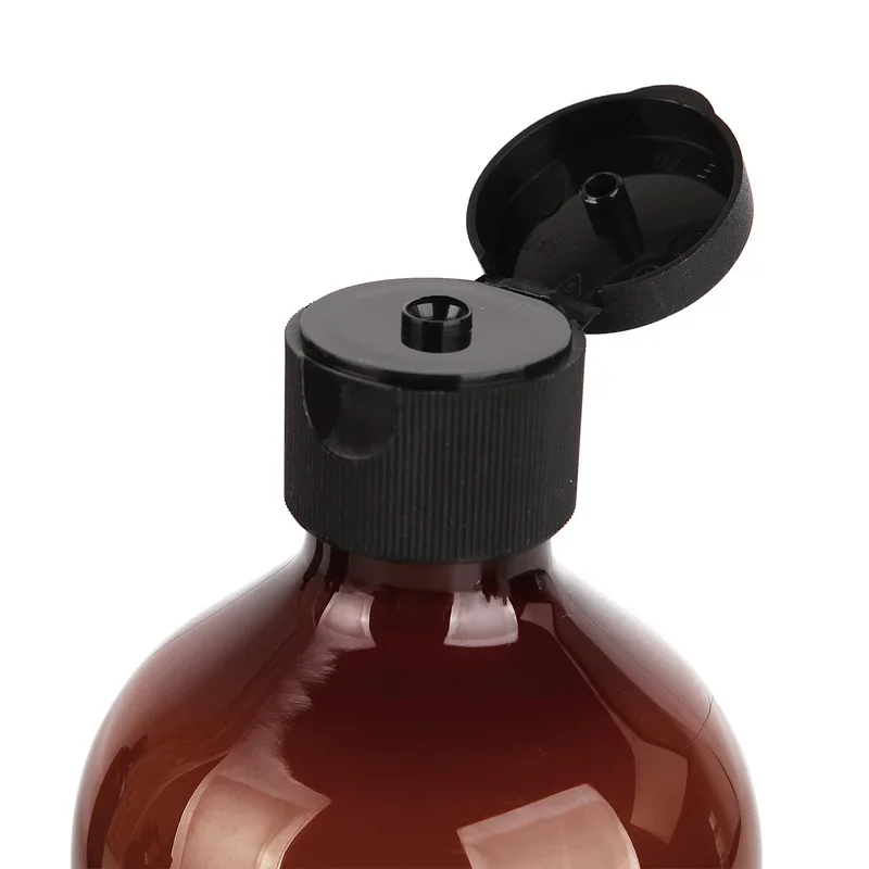 Refillable Bottle 300/500ML Shampoo Shower Gel Bottle Large Capacity Pure Dew No Spill Reusable Storage Container