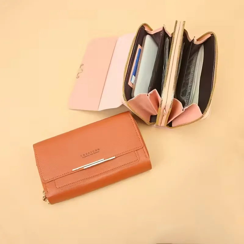 Fashion Coin Purse, Mobile Phone Bag Card Bag Wallet, RFID Protective Adjustable Shoulder Strap Handheld Coin Purse