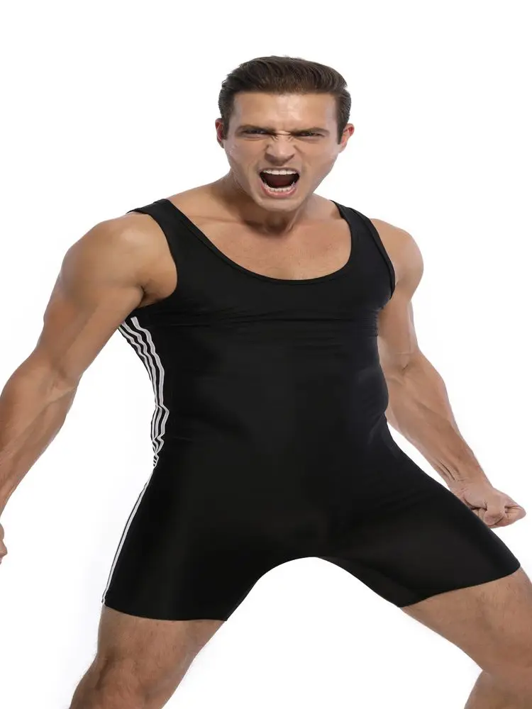 Men's Swimsuits Sexy One-piece Exercise And fitness  Swimming Trunks Super Elastic Drying Water Sports  Bikini