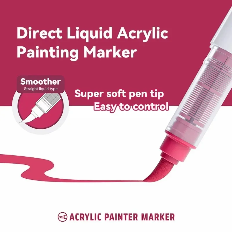 Color Marker Pens Pen Marker Marker Pens 18/36/54/81Colors/Box Propylene Marker Set for Card Crafts Glass Clothes