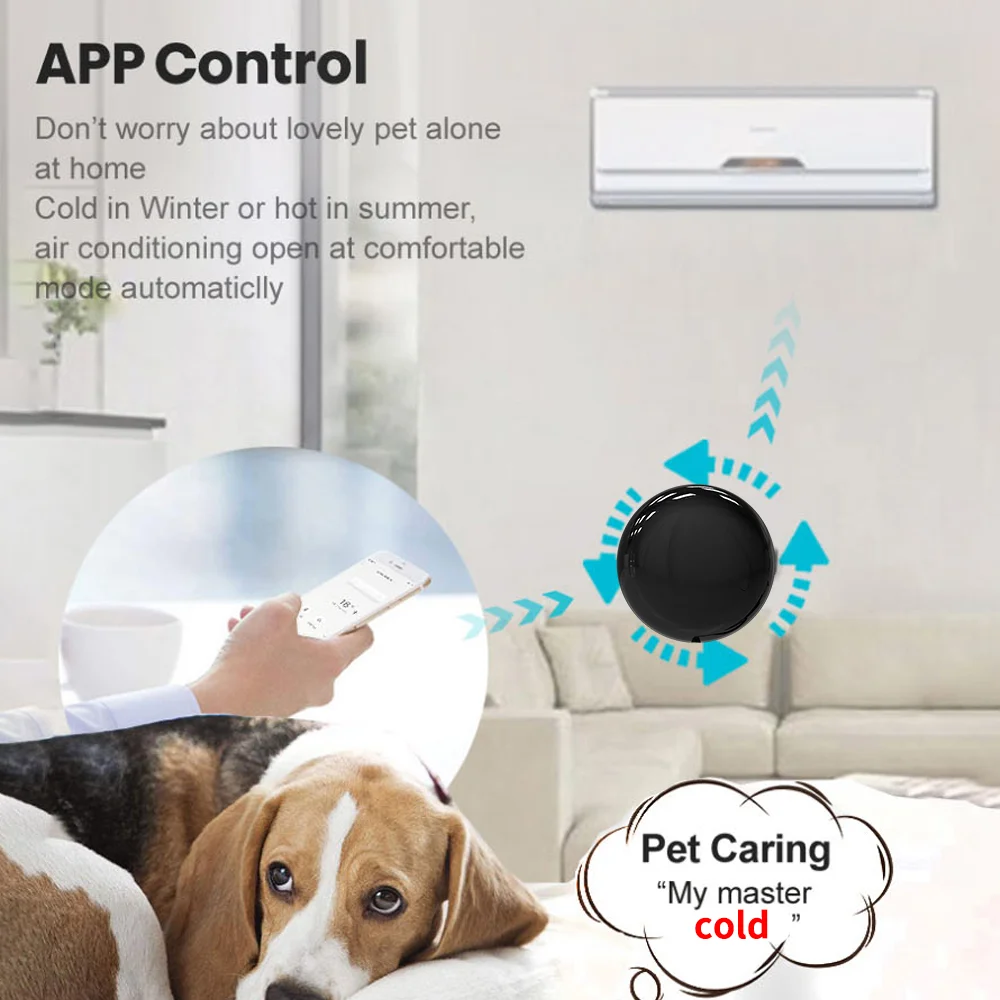 Smart Home WiFi IR Remote with SmartLife App Integration