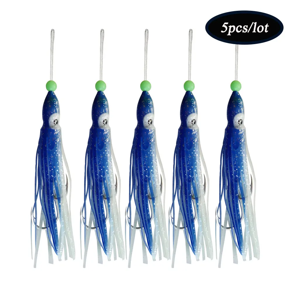 

AS Glow Octopus Squid Skirts Hooks Inchiku Jig Slow Fast Jigging Metal Falling Saltwater Fishing Bait Pesca Assist Tackle