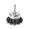 Wire Wheel Joint Knotted Cup Wire Brush Rotary Crimp Cup For Drill Angle Grinder For Die Grinder Metal Rust Removal Polishing 3