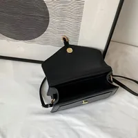 Sac à bandoulière minimaliste avec poignée supérieure et rabat pour femme, sac à main carré solide pour documents, design simple, à la mode 6