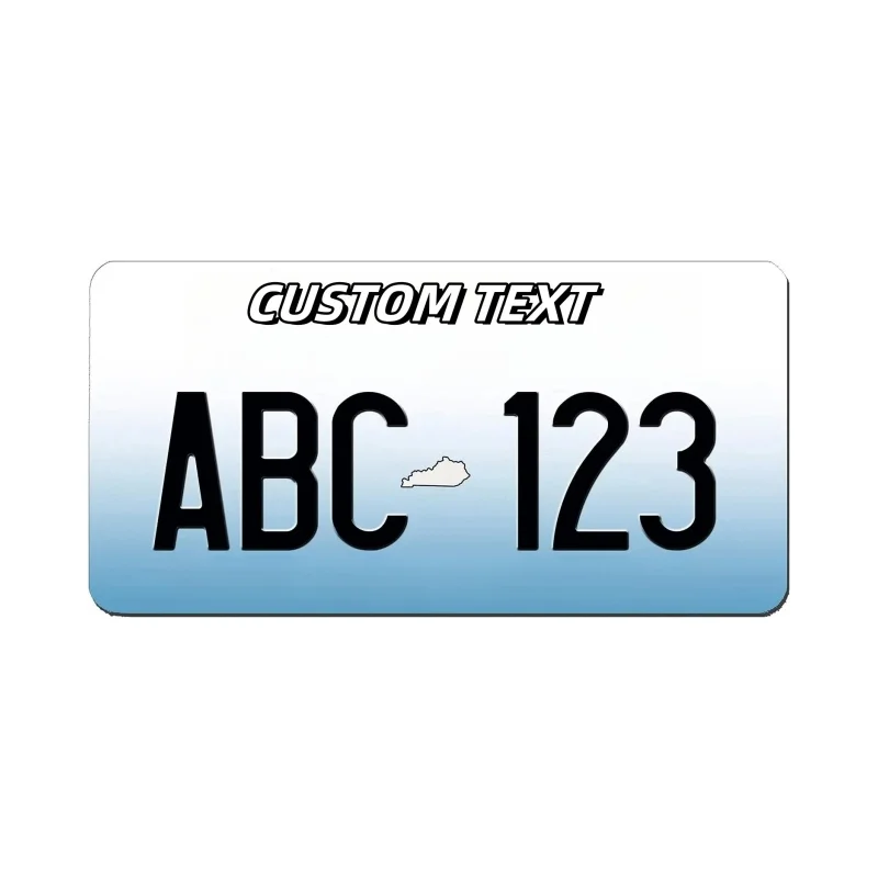 Customizable 12x6 Inch U.S. License Plate with Personalized Text