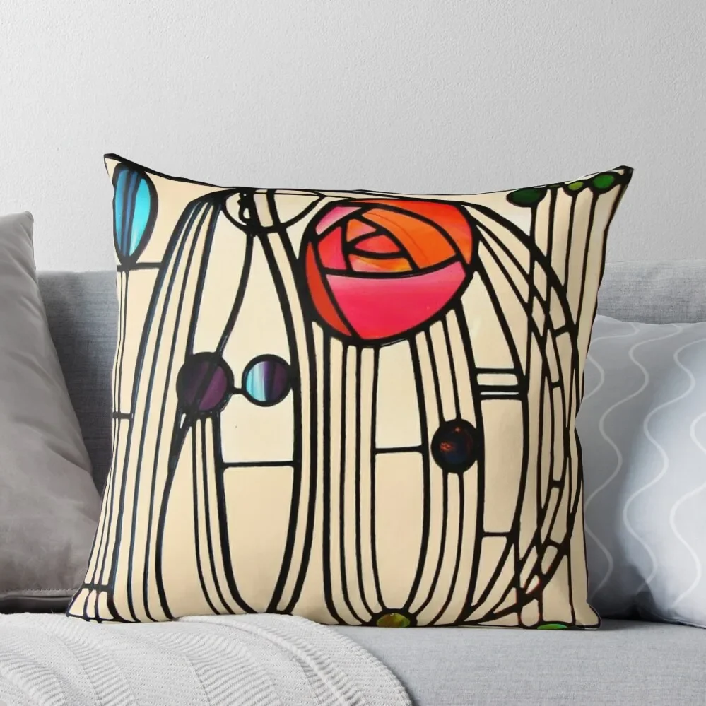 

Charles Rennie Mackintosh design Throw Pillow Cushions Home Decor luxury home accessories Room decorating items