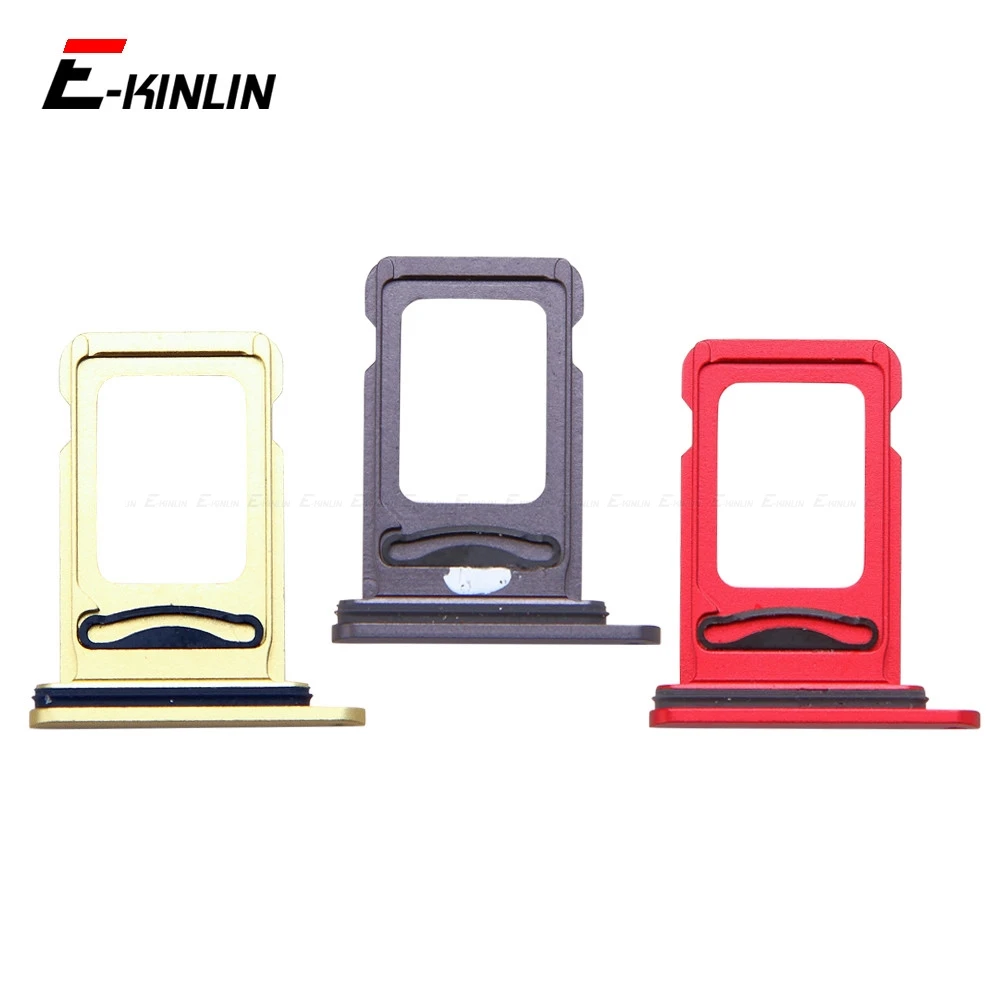 

For iPhone 11 Sim Card Tray Slot Holder Adapter Repair Parts