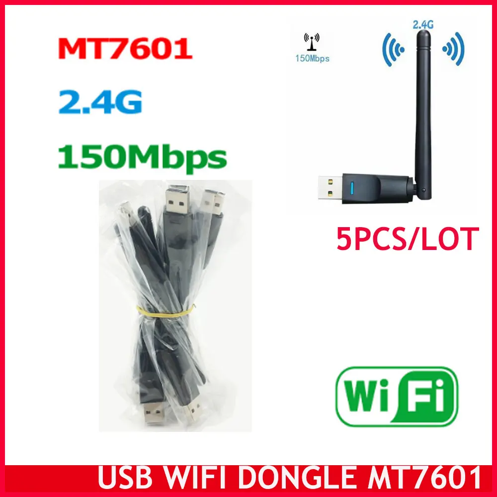 

USB Wi-Fi антенна с чипом MT7601, 150 Мбит/с, 2,4 ГГц