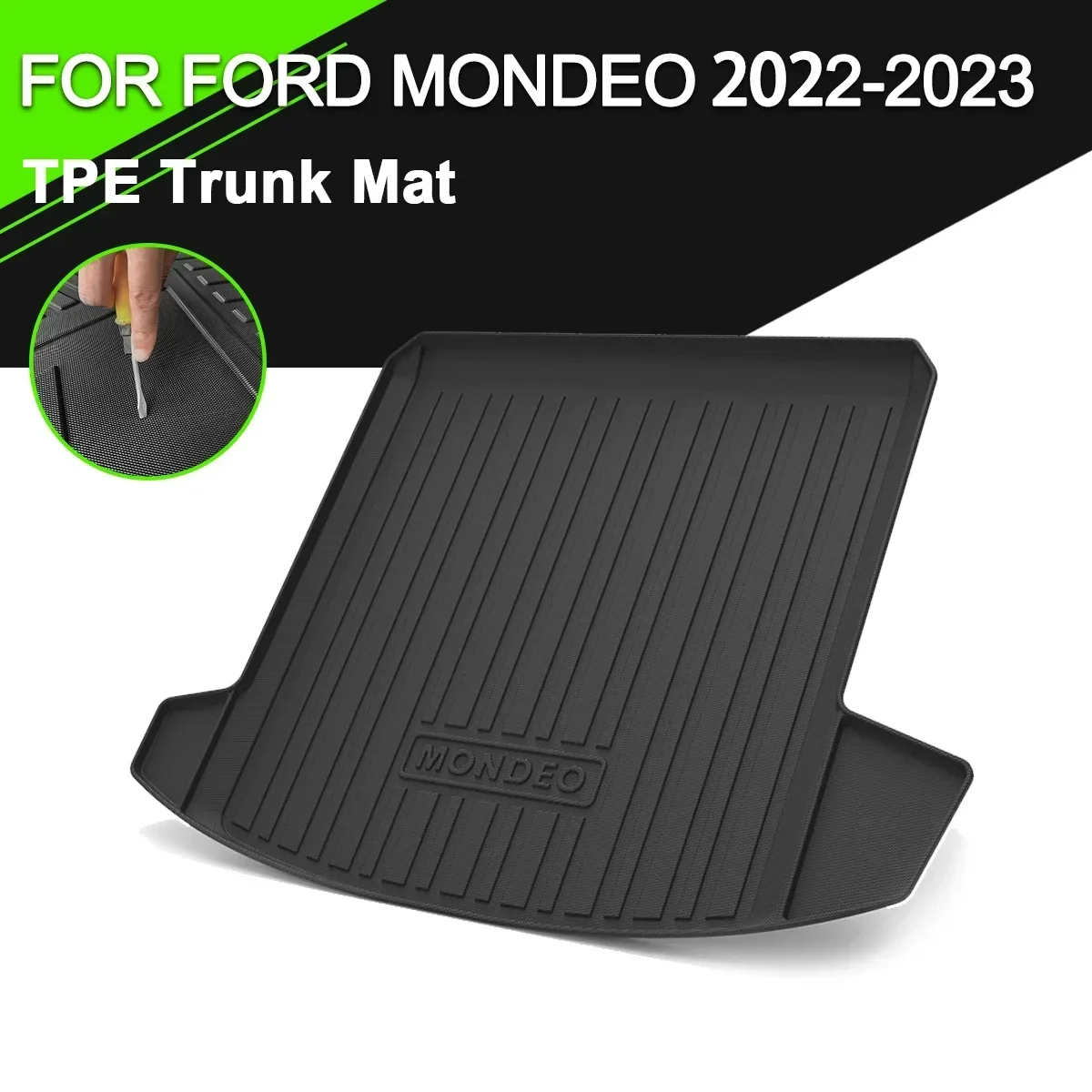 

Car Rear Trunk Mat TPE Waterproof For Ford ECOSPORT EDGE EQUATOR ESCORT EXPLORER Fiesta FOCUS KUGA MONDEO MUSTANG TERRITORY