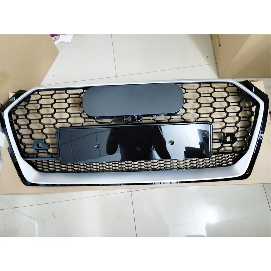 

Front Bumper Grill Center Grille for Audi A5/S5 2017 2018 2019 2020 (Refit for RS5 Style) For RS5 Grill For quattro Style