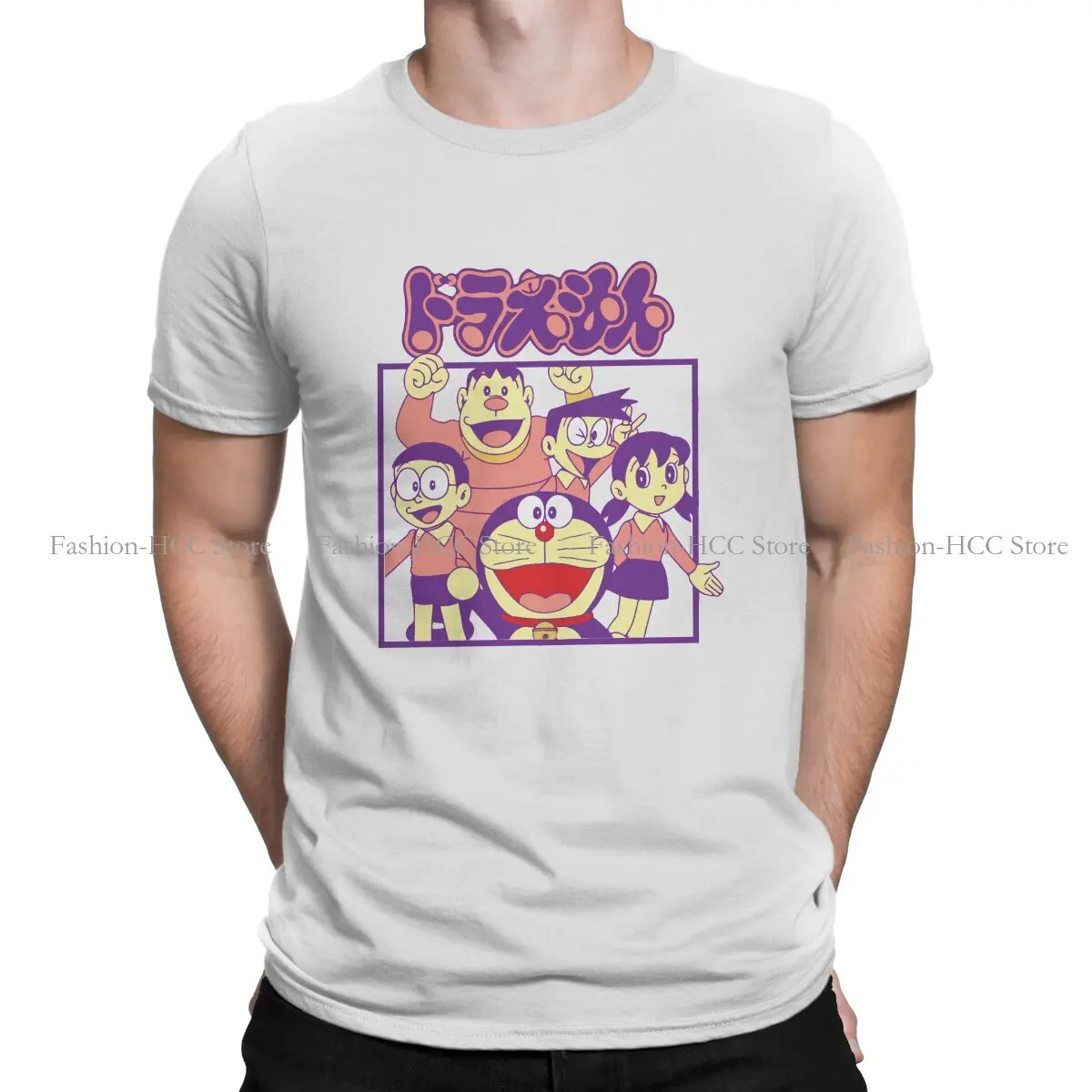 

Squad Unique TShirt Doremon Cartoon Top Quality New Design Graphic T Shirt Stuff Hot Sale Polyester