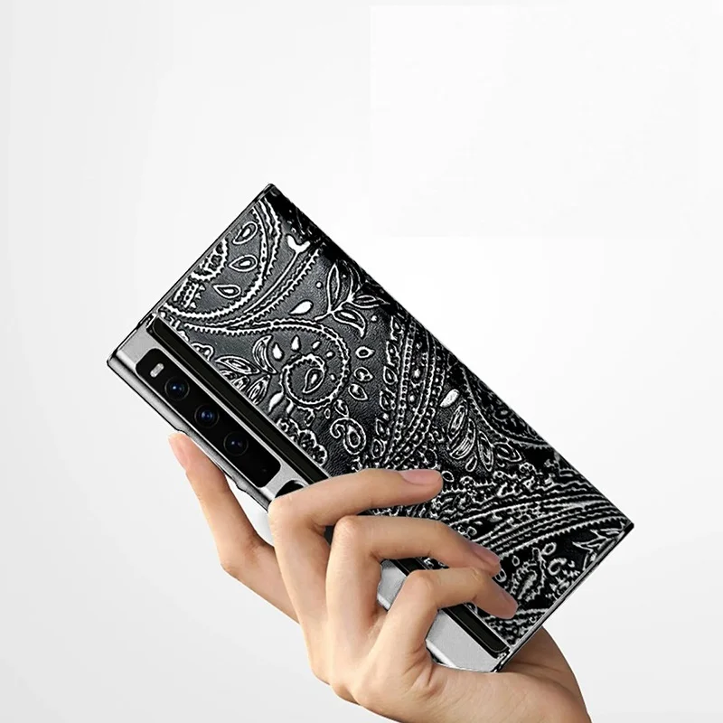 Plating Hard For Huawei Mate XS Case TAH-N29m Leather Back