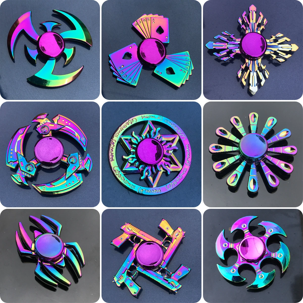 Metal Spinner Fidget High Speed Hand Spinners Stress Relief Fidget Toys 