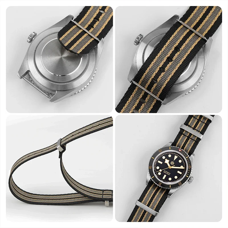 Premium Soft Nylon Sports Watch Strap - Universal Fit