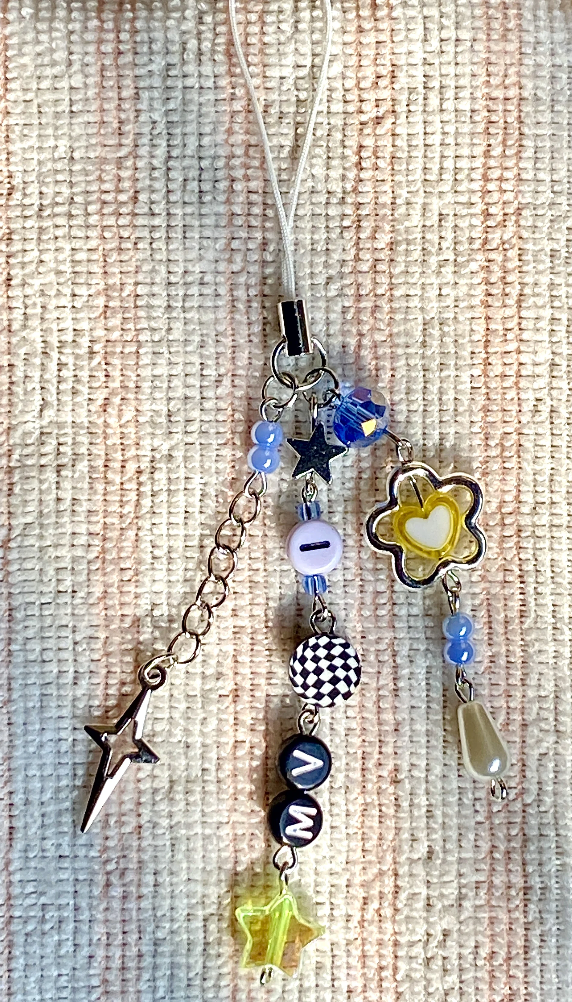 Handmade F1 Mobile Phone & Bag Charms Star Accessories Keychain