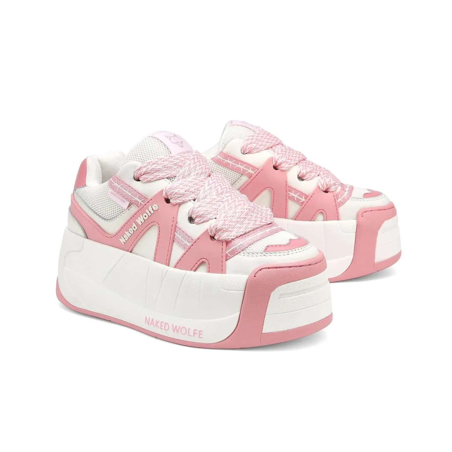 

Women Naked Shoes Wolfe Slider Baby Pink Sneakers