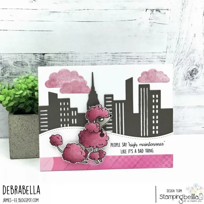 Stickers scrapbooking supplies Embossing stamps Cling Oddball Poodle Clear Stamps Scrapbooking