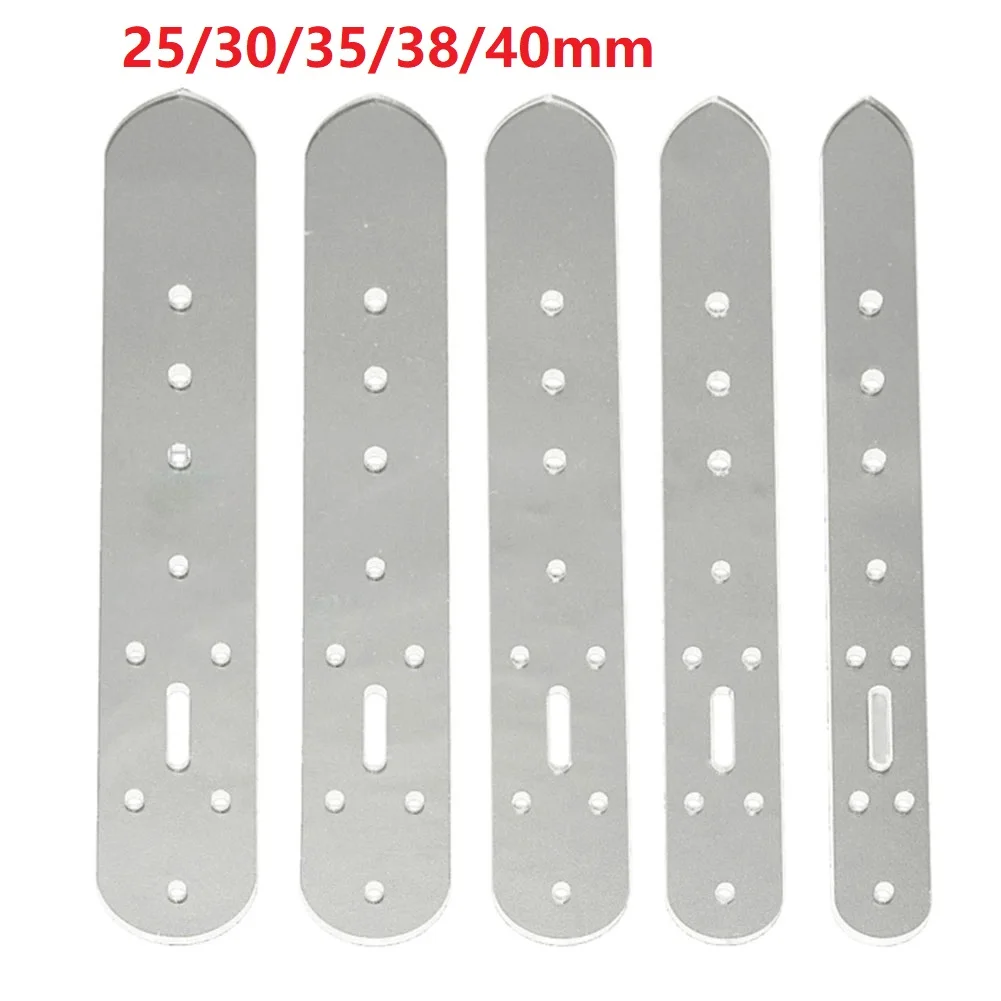 5pcs Belt Template DIY Leather Belt Punch Positioning Template Positioning Templates Handcraft Tool 25/30/35/38/40mm leather tools leather craft tool kit leather craft tools leather craft tool leather craft template leather punches