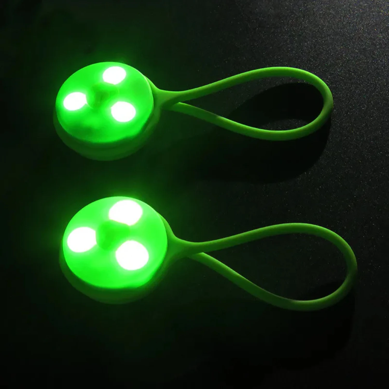 Mini Silicone Bicycle Light Taillight for Enhanced Cyclist Safety and Visibility