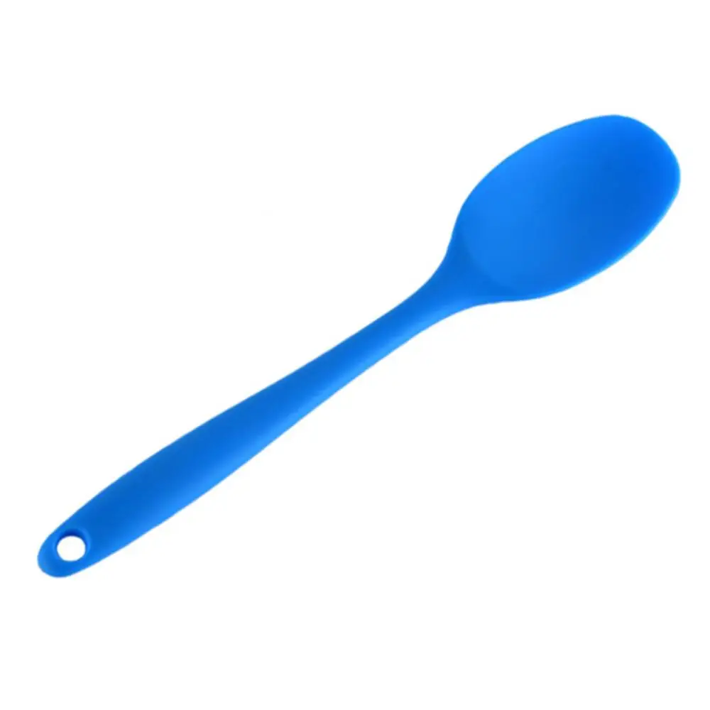 Silicone Long Handle Spatula Non-stick Scraper Spoon Heat Resistant Jam Scraper Dual-Ended Spoon Kitchen Cooking Utensil