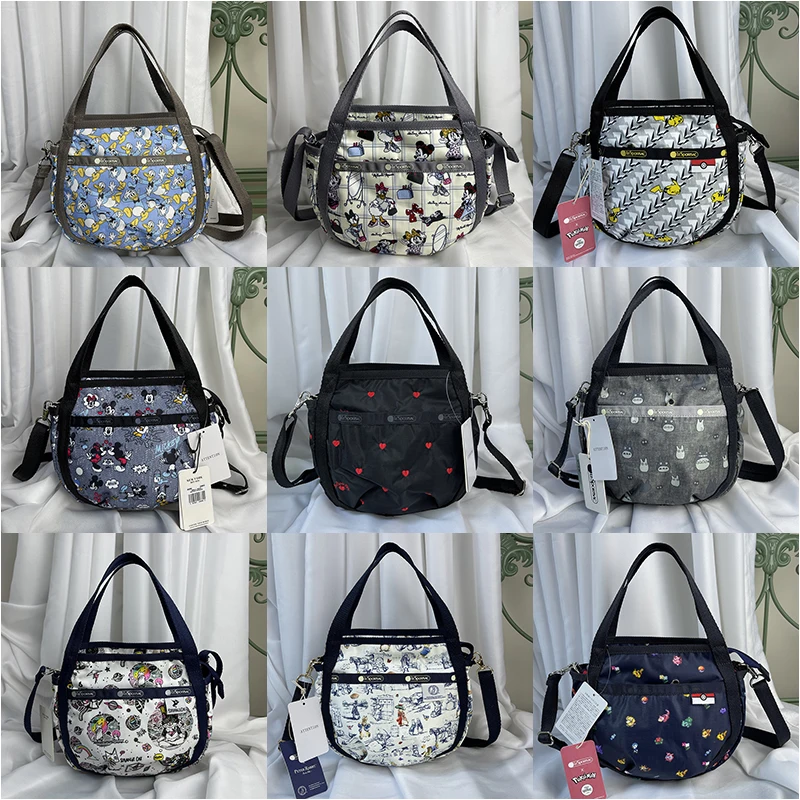 

Lesportsac Totoro Shoulder Bag Pikachu Handbag Donald Duck Mickey Mouse Minnie Mouse Cartoon Girl Bag Holiday Birthday Gift