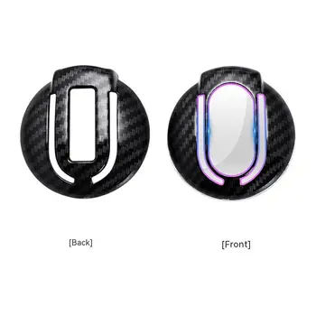 Custodia per chiave Auto in carbonio per BMW Mini COOPERS ONE JCW F56 F55 F54 F57 F60 R55 R56 R57 R58 R59 R60 S Roadster accessori Auto - Custodia per chiave Auto in carbonio per BMW Mini COOPERS ONE JCW F56 F55 F54