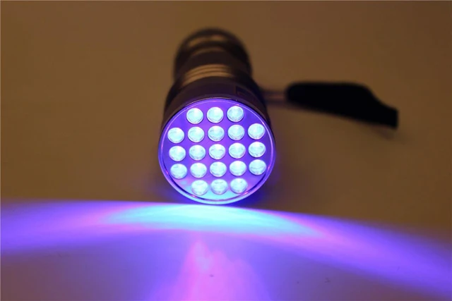 HQRP 21-LED UV Blacklight Flashlight – 385 NM Ultra Violet Torch For Detection & Fun 4 thumbnail image