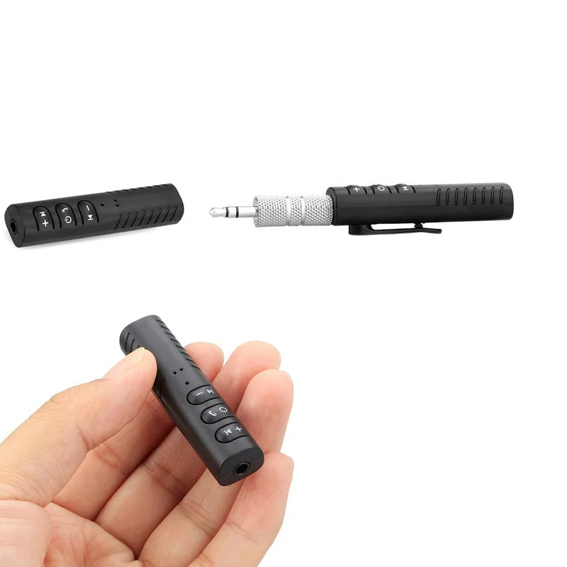 3.5mm Bluetooth Receiver Car Bluetooth Hands-free Audio Receiver Lavalier Portable MP3 Music Player Adapter for Mobile Phone bluetooth receiver bluetooth handsfree kit bluetooth handsfree bluetooth audio adapter wireless audio adapter wireless handsfree kit