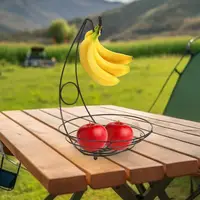 Countertop Fruit Basket Bowl Banana Hanger Vegetable Storage Solution Fruit Bowls Vegetable Bowl Storage Colorfast For Home Use 2