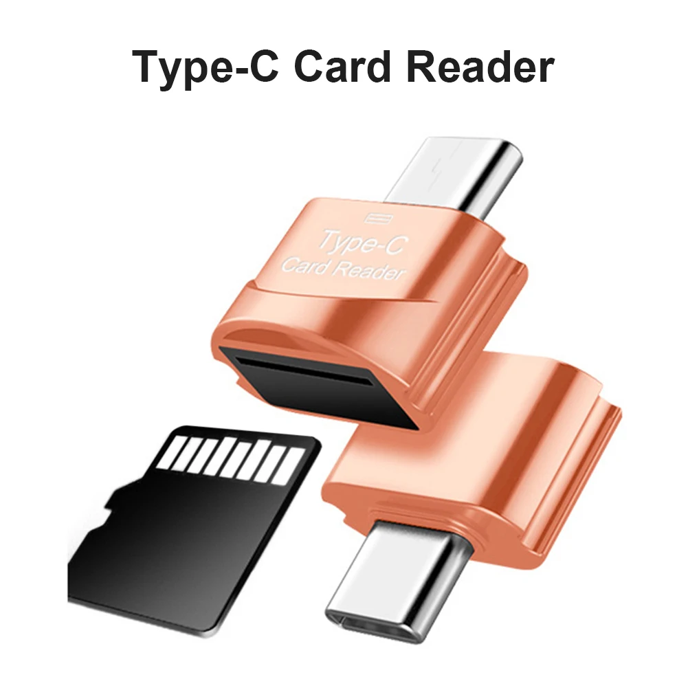 Mini Card Reader C Type TF Card Type-c Card Reader OTG Adapter USB 3.1 Card Reader for Mobile Phones and Laptop USB Adapter