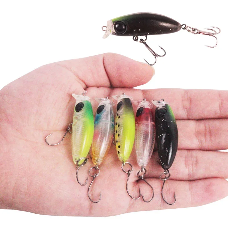 

Микро Mino дорожная приманка, мини-поплавок, многосекционные, жесткая приманка, Троллинговые искусственные инструменты, 2 г, 39 мм, 1 шт.