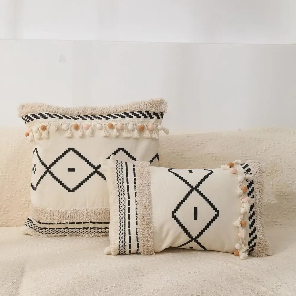 

Modern Solid Color Throw Pillow Case Solid Color Throw Pillow Cover Bohemian-inspired Pillow Covers for Stylish Home for Sofa