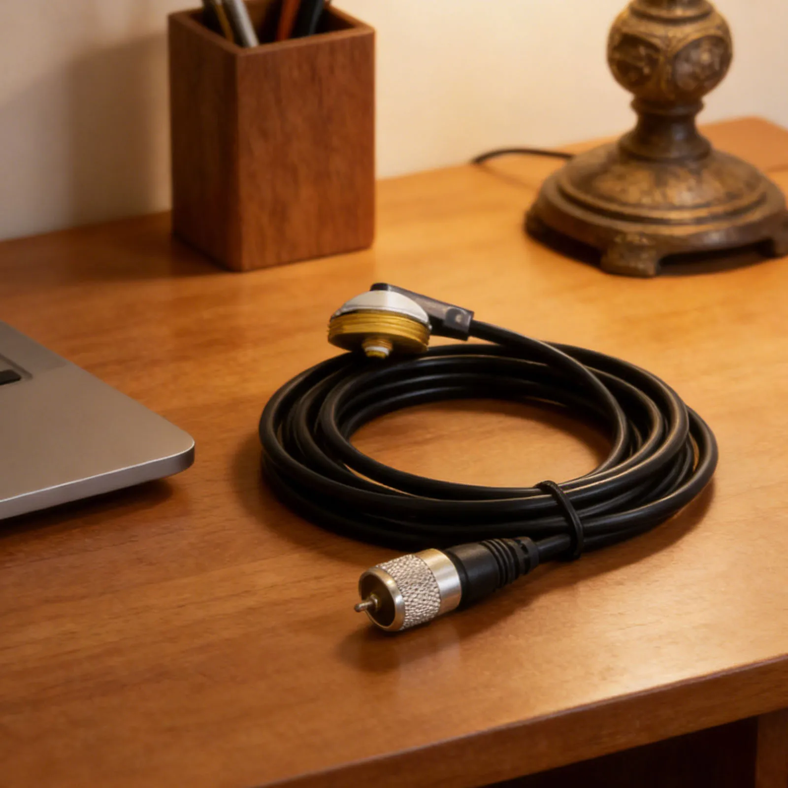 3/4인치 홀 마운트 라디오 NMO 안테나 마운트 16피트 RG58 순수 구리 NMO-PL259 동축 케이블 (HF VHF UHF CB 라디오 안테나용)