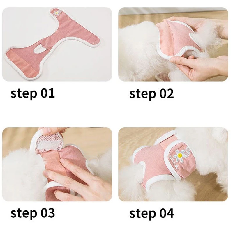 Sweet Print Sphynx Cat Diapers Female Pet Physiological Pants for Cats Gotas Kitten Garfield Shorts Underpants mascotas Supplies