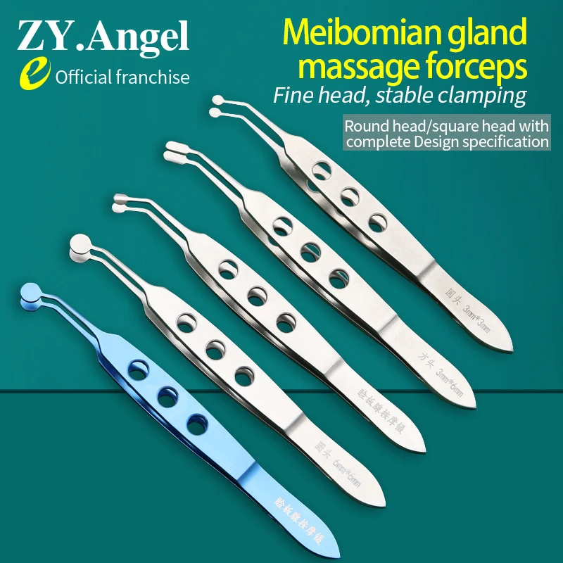 

Meibomian gland massage forceps ophthalmology use blocking and dredging surgery to squeeze eyelid turning surgical forceps
