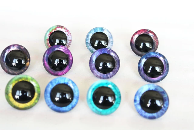 100pcs 15 mm safety eyes animal eyes green color Safety Eyes/Plastic Cat  Doll eyes - AliExpress