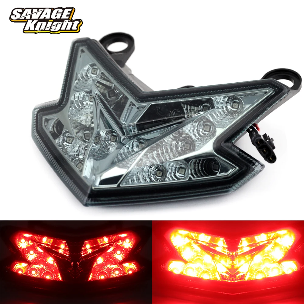 

LED Tail Light For KAWASAKI Z125 Z800 ZX6R NINJA Taillight Motorcycle Accessories LED Running Brake Lights Z125 PRO Signal Lamp