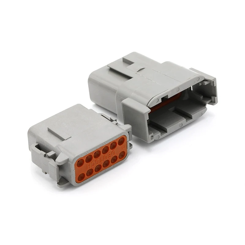 DEUTSCH 커넥터 플랜지 수 DT06-2S 자동차 방수 커넥터 DT04-2P 암 플러그, DT/DTM/DTP/DT15/DT13