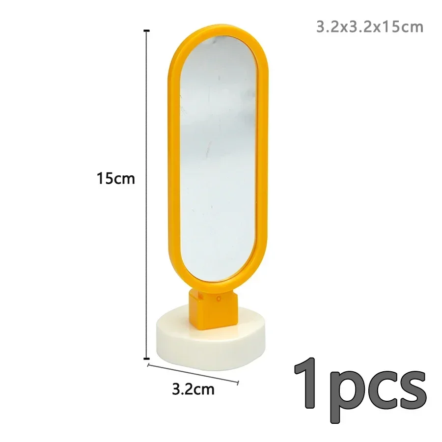 Big Size Particle Furniture Building Block Accessories Figuers Desk Door Chair Bed Sofa Bathroom Kitchen Large Brick Duploes Toy 6