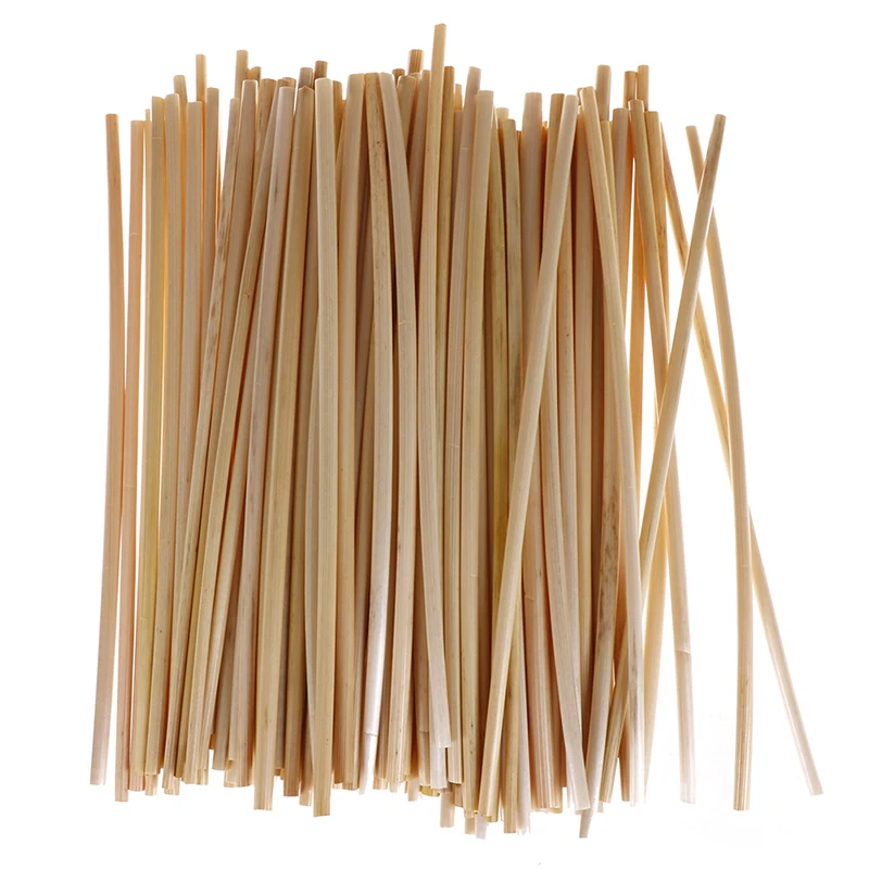 

100PCS Wheat Straw 100% Biodegradable Straws Environmentally Portable Drinking Straws Bar Kitchen Accessories