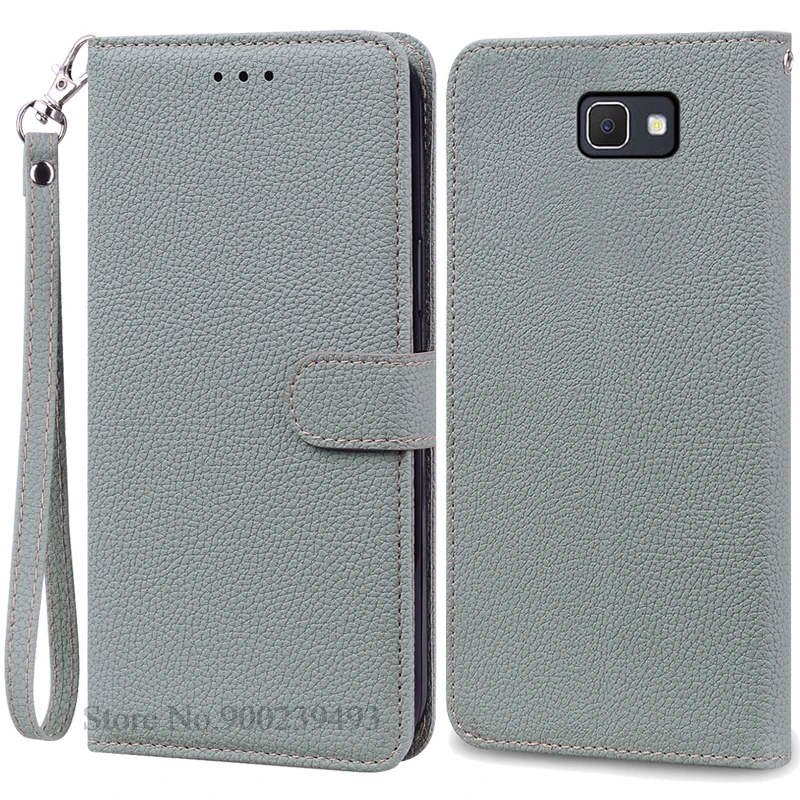 Leather Wallet Flip Cover for Samsung Galaxy J7 Prime