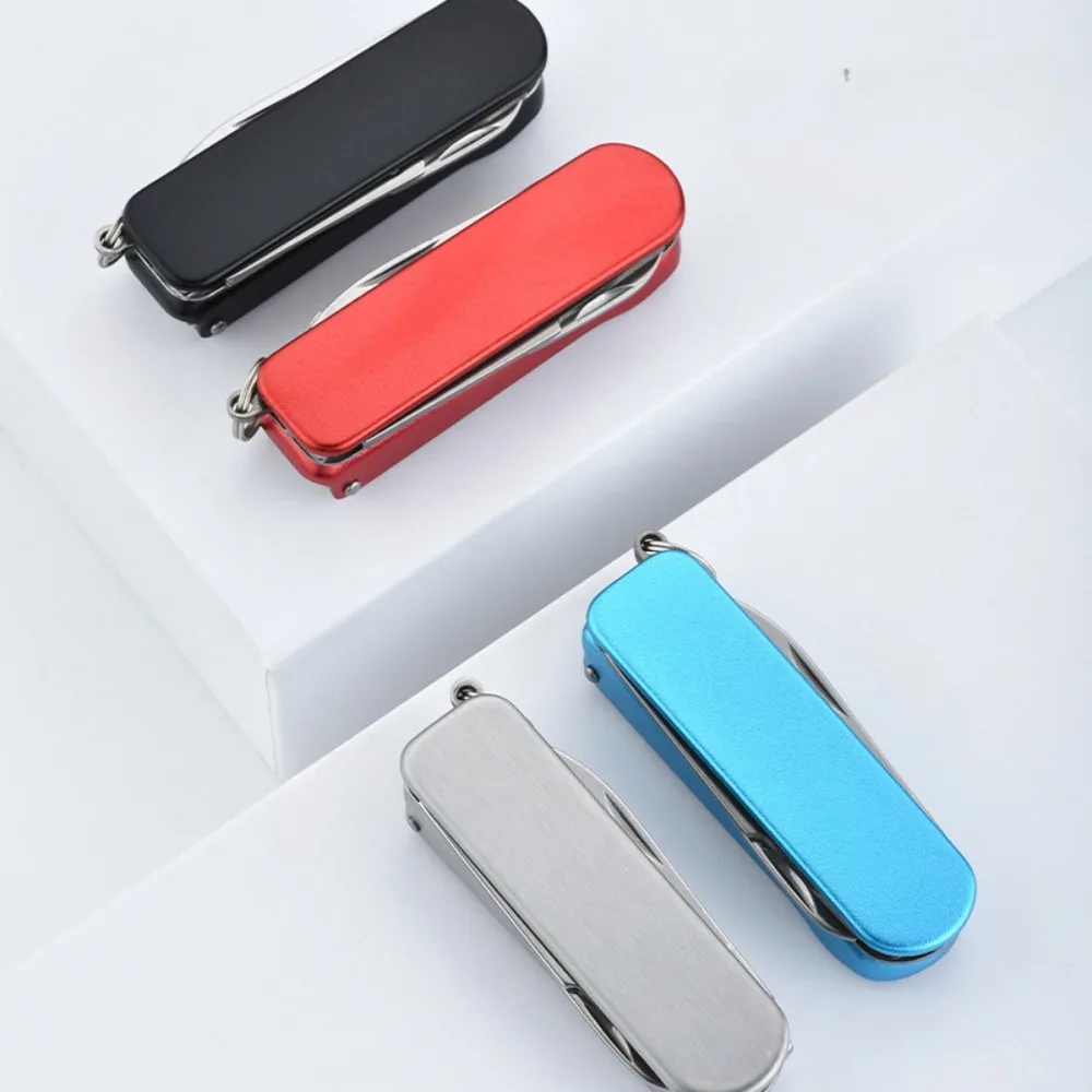 Multi-purpose Nail Clippers 5-In-1 Nail Clippers Folding Stainless Steel Keychain Multi-purpose Kit Manicure Tools