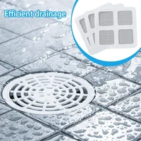 10pcs Disposable Shower Drain Covers Anti-blocking Strainer Filter Mesh Stickers Sink Strainer Hair Filter Bathroom Accessories 3