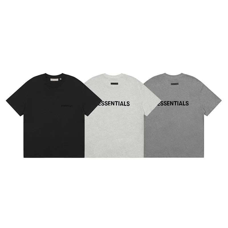 

2022 Summer T shirts Men's Hip hop Streetwear Letter Print Tshirt High Quality Cotton t shirt Essentials Short Sleeve Tees