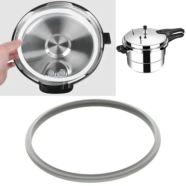 Silicone Pressure Cooker Sealing Home Pressure Cooker Seal O Ring Rubber Clear Replacement Gasket 18/22/24/26cm 1