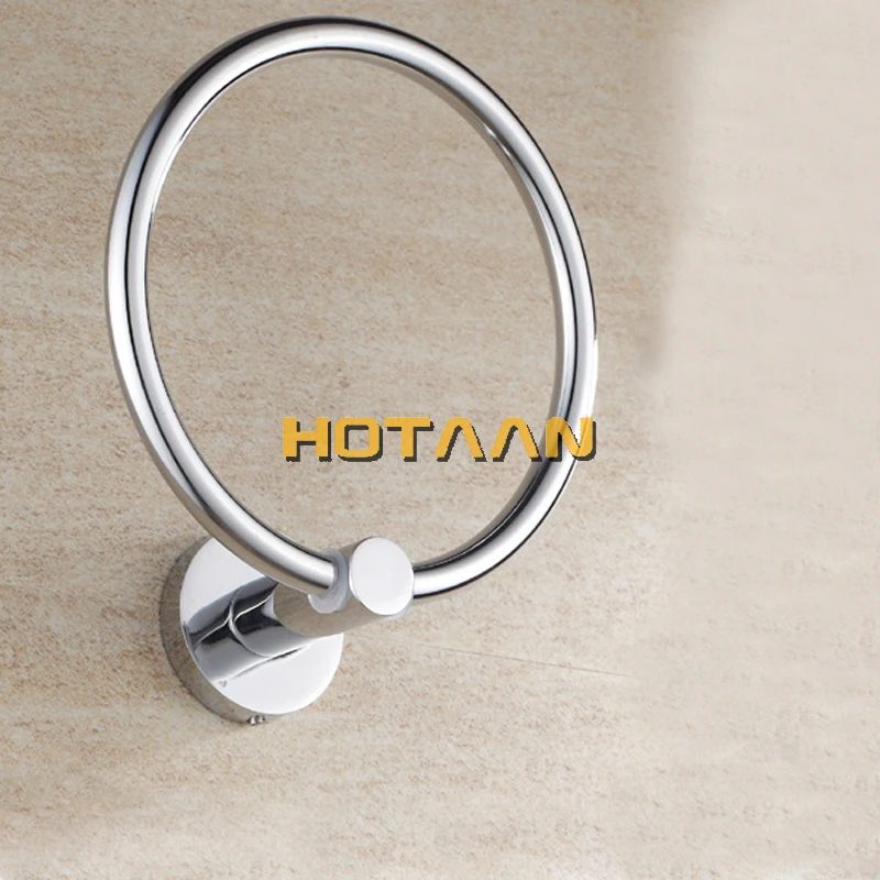 HOT SELLING, ., Bathroom towel holder, Stainless steel Wall-Mounted Round Towel Rings ,Towel Rack,YT-10991