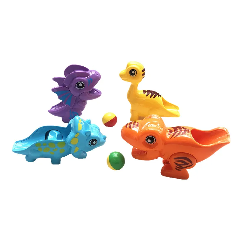 

4PCS Dinosaur Marble Race Run Slide Parts Special Movable Cartoon Animal Tunnel DIY Track Kids Toys Compatible Building Blocks
