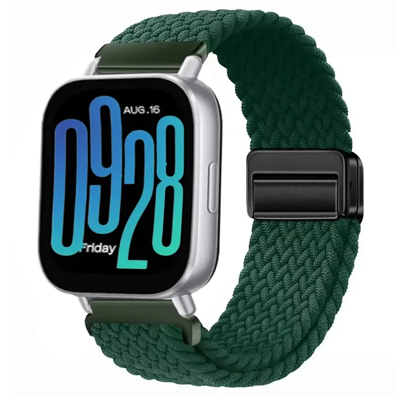 Braided Magnetic Nylon Watchband Bracelet - Universal Fit, Stylish Wristband Accessories